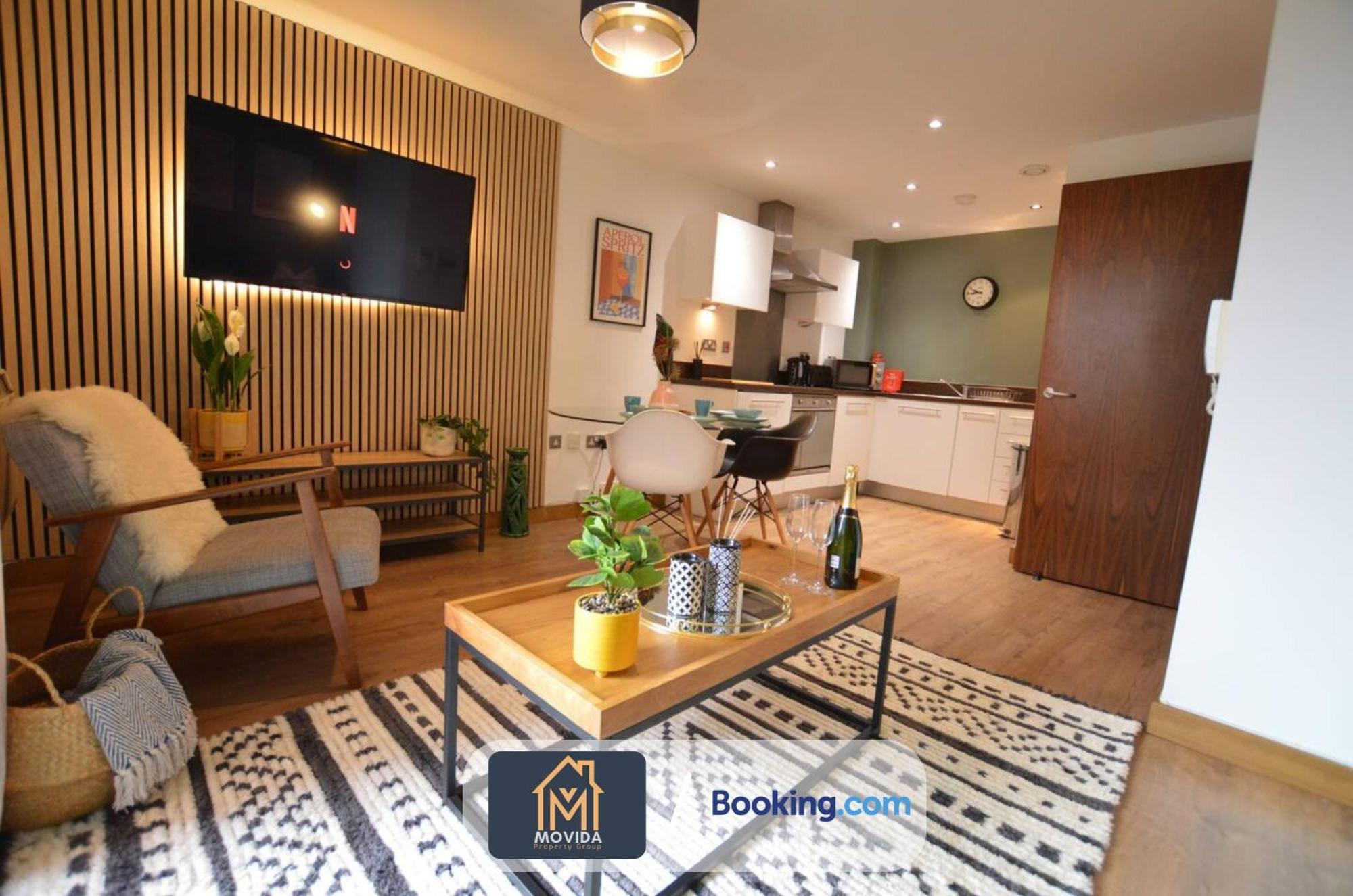 Lgi Stunning 1 Bedroom Apartment By Movida Property Group Short Lets & Serviced Accommodation Лидс Экстерьер фото